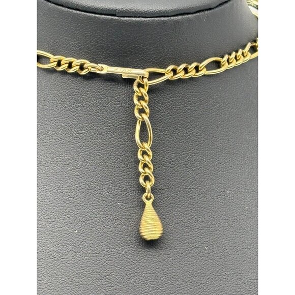 Vintage STAR Necklace & Earrings Set, Gold-Tone, w/Aurora Borealis Rhinestones-- - Picture 8 of 15